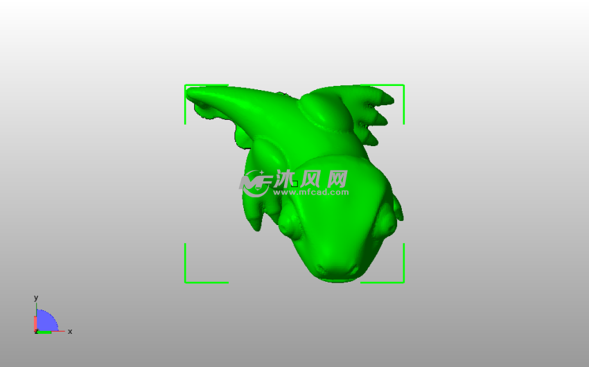 爬行宠物模型俯视图