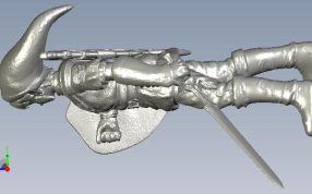 林克摆件侧视图