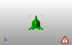  腔棘鱼模型后视图