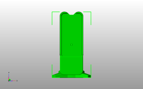 摄像云台支架主视图