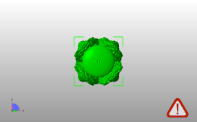 狮子浮雕柱子俯视图