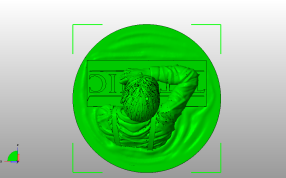 思考的女孩俯视图