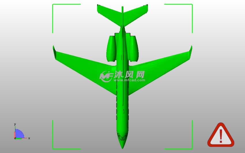 湾流G550公务机俯视图