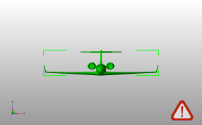 湾流G550公务机主视图