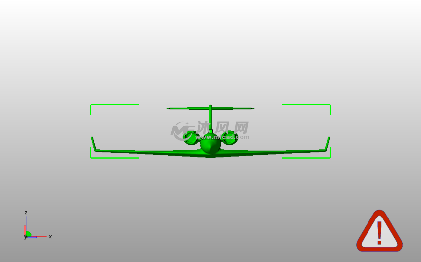 湾流G550公务机主视图