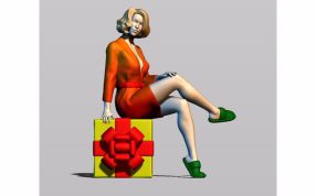 新年快乐女士效果图