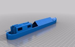 长货船模型斜视图