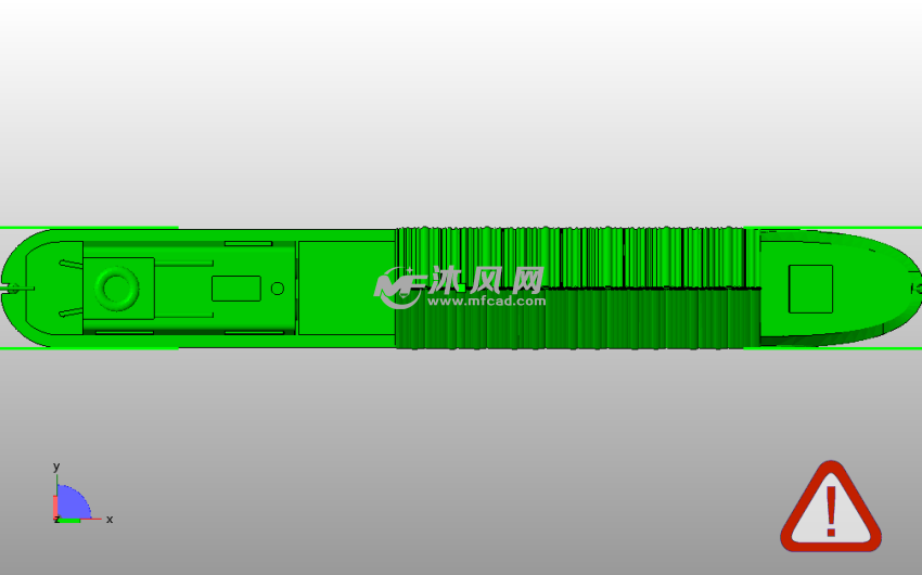 长货船模型俯视图