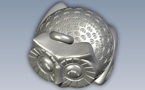 猫头鹰钥匙链俯视图