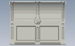 海盗宝箱正视图