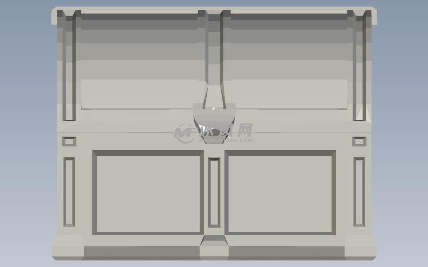 海盗宝箱正视图