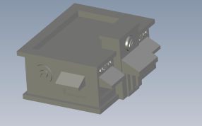 阳光咖啡馆轴测图