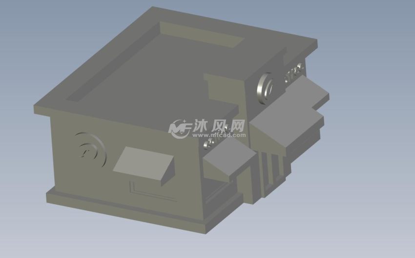阳光咖啡馆轴测图