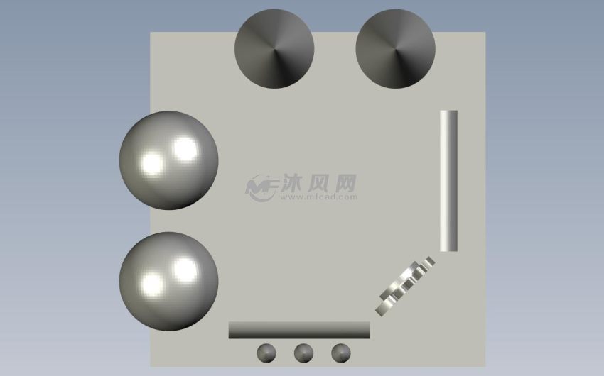 街角小店俯视图