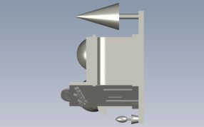 街角小店侧视图