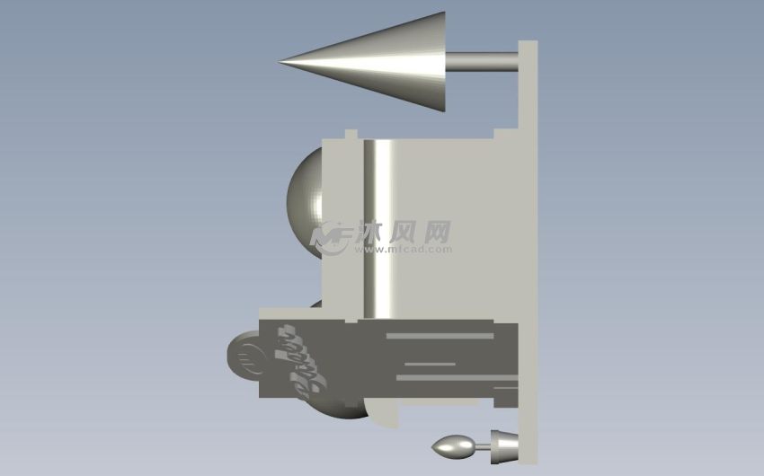 街角小店侧视图