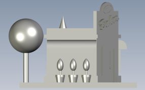 街角小店正视图