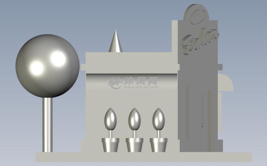 街角小店正视图