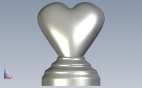 燃烧的心正视图