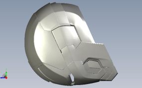 钢铁侠模型侧视图