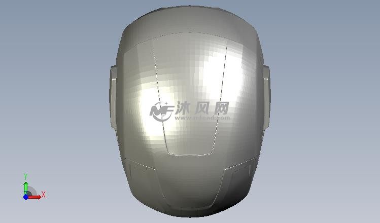 钢铁侠模型俯视图