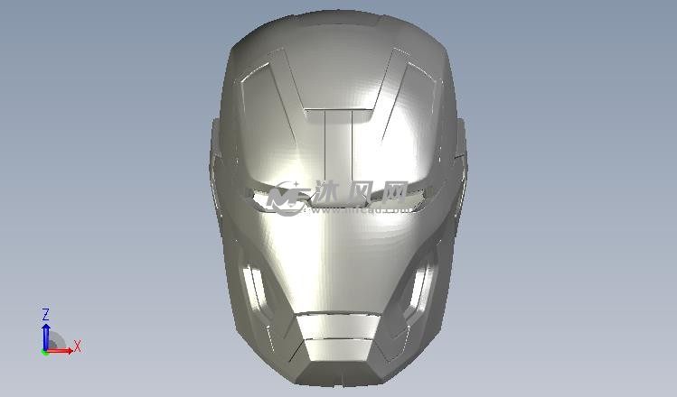 钢铁侠模型正视图
