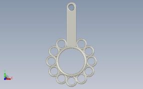 吹肥皂泡工具俯视图