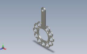 吹肥皂泡工具轴测图