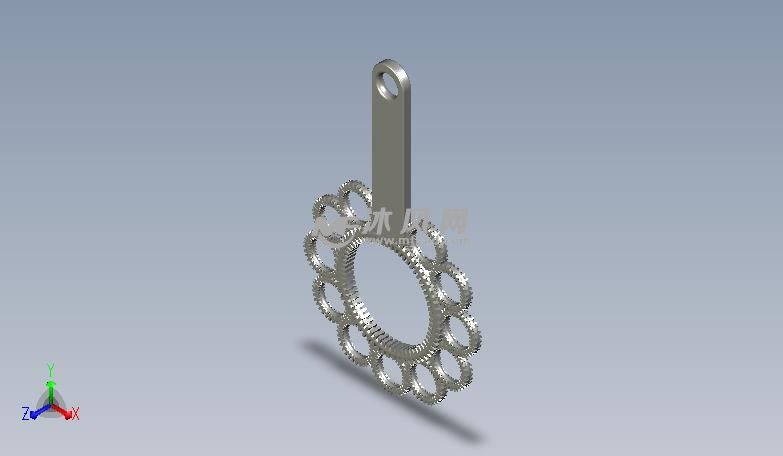 吹肥皂泡工具轴测图