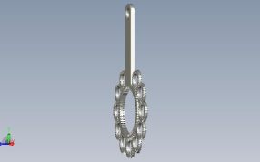 吹肥皂泡工具侧视图