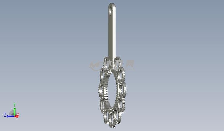 吹肥皂泡工具侧视图