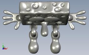 海绵宝宝俯视图