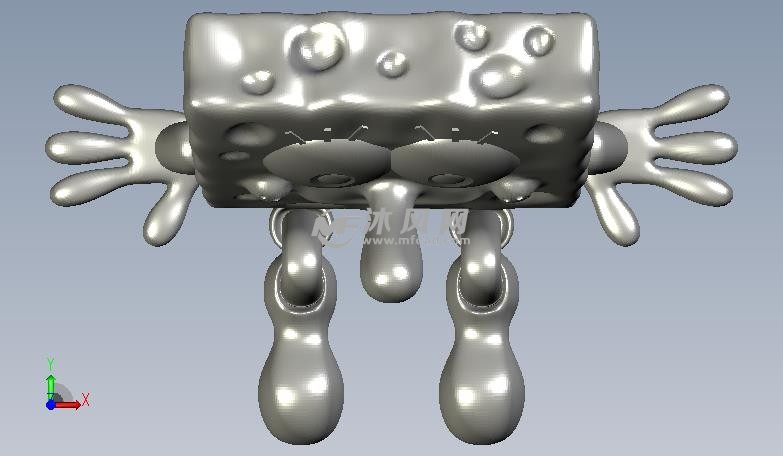 海绵宝宝俯视图