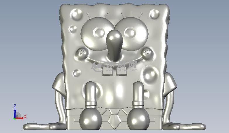 海绵宝宝正视图