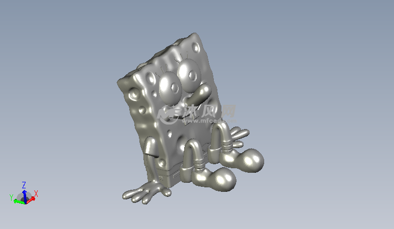 海绵宝宝轴测图