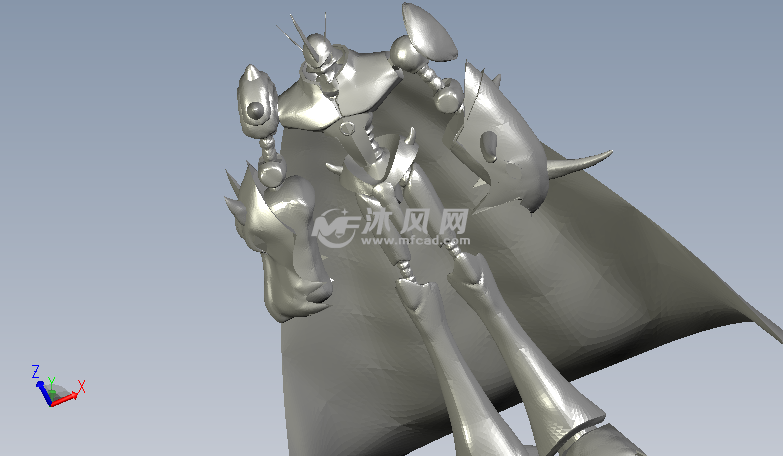 数码宝贝奥米加轴测图