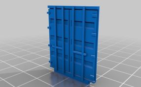 火车的集装箱正面