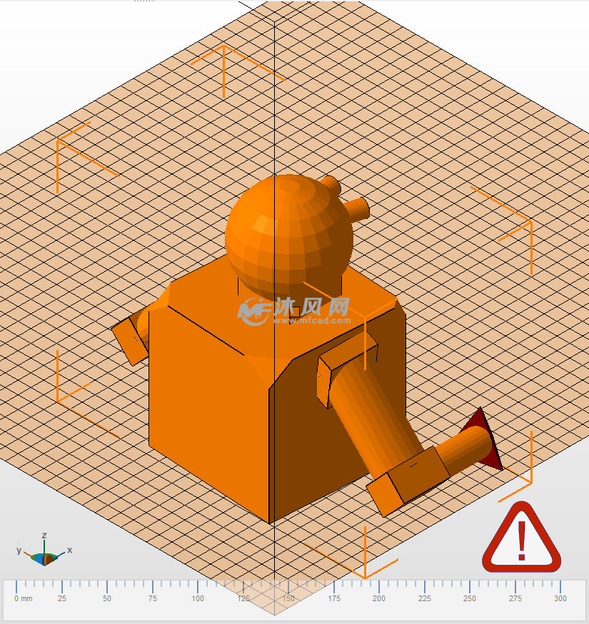 高科技的机器人轮椅等轴测试图