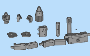 机器人打印配件