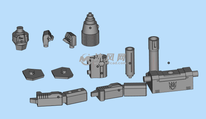 机器人打印配件