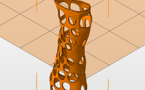胳膊固定套等轴测试图