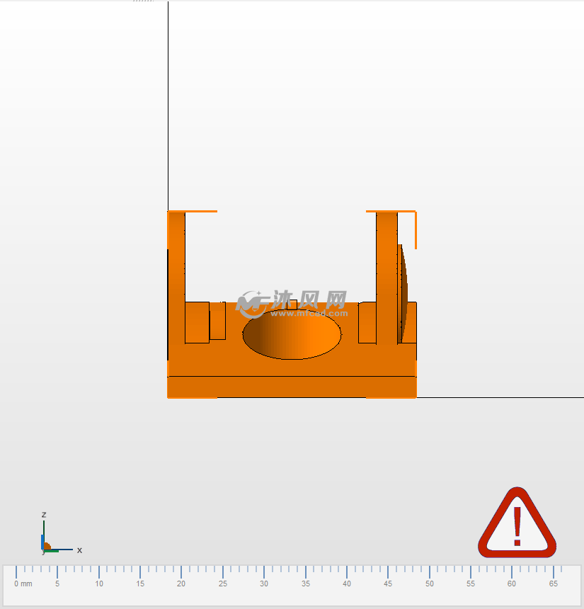 脉搏仪模型前视图