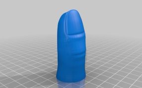 拇指实体图模型