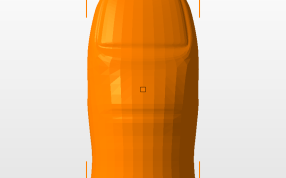 拇指的模型前视图