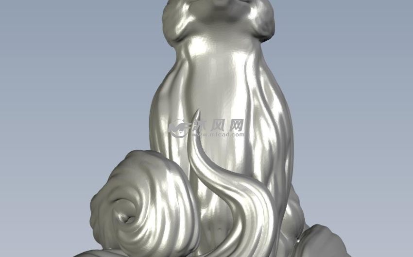 高精度小狐狸正视图