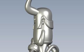 Q版地狱男爵侧视图