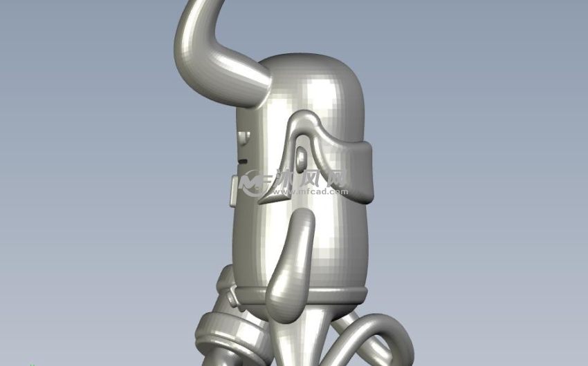 Q版地狱男爵侧视图