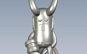 Q版地狱男爵正视图