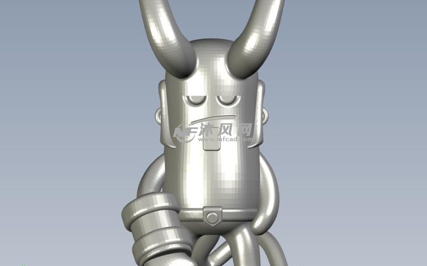 Q版地狱男爵正视图