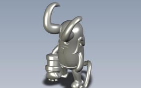 Q版地狱男爵轴测图